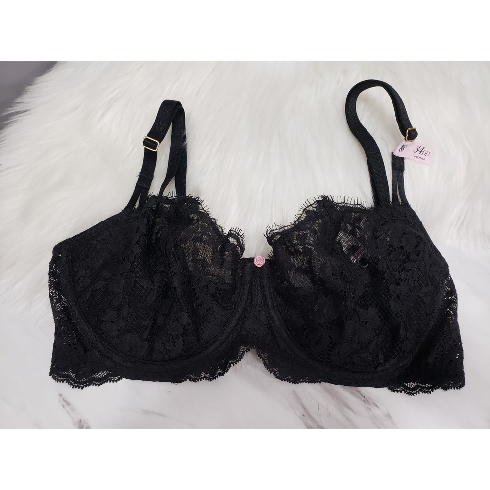 NEW Victoria's Secret Dream Angels lace Push-up Without Padding bra size 34DD
